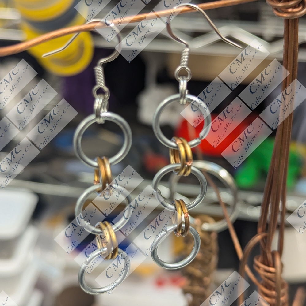 Chainmail earrings